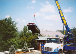 Vehicle Recovery from a Ravine below